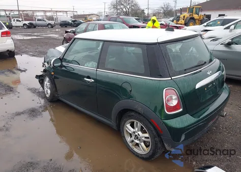 2012 Mini Cooper z USA, uszkodzony, nr VIN WMWSU3C58CT184660